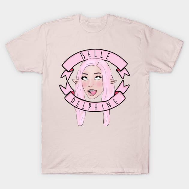 Belle Delphine Memes T-Shirt by Barnyardy